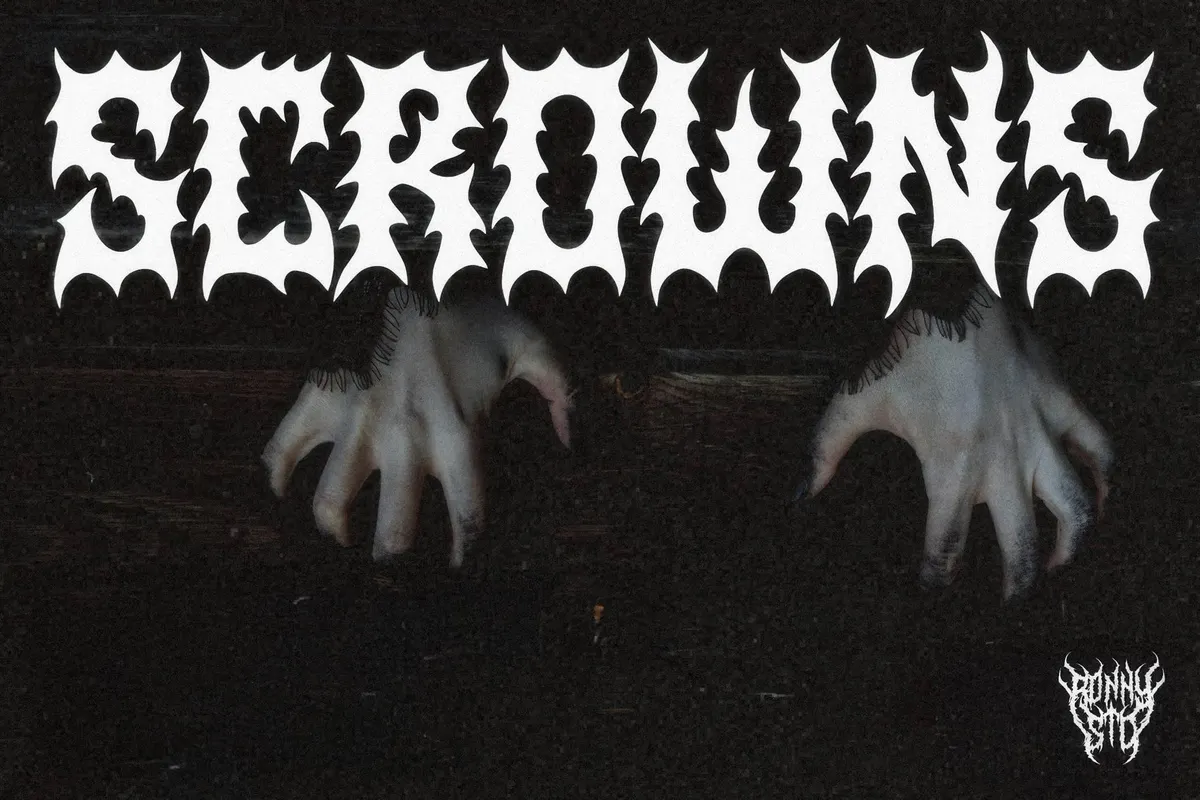 Scrowns — Metalhead Font