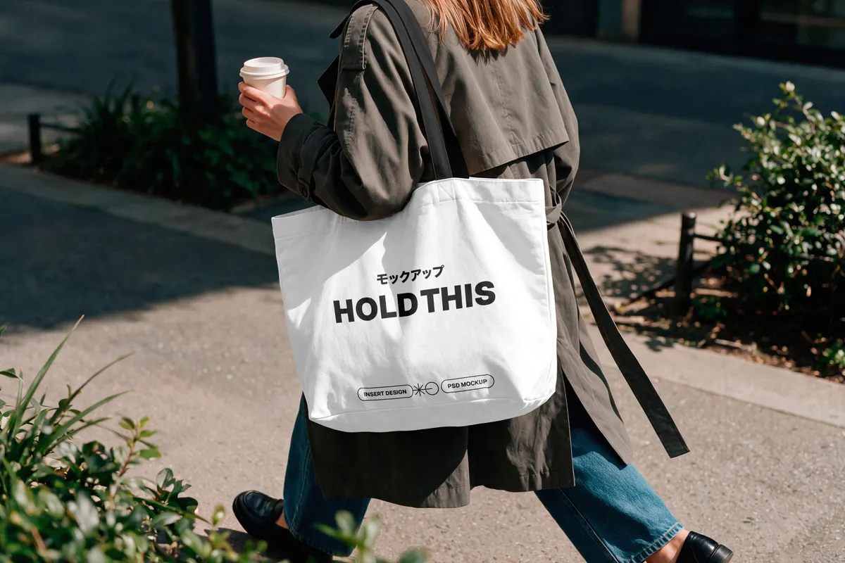 Shoulder Tote Bag Mockup