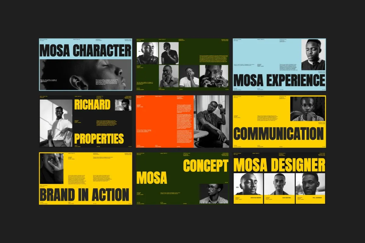 Mosa - Bold Brand Canva Template