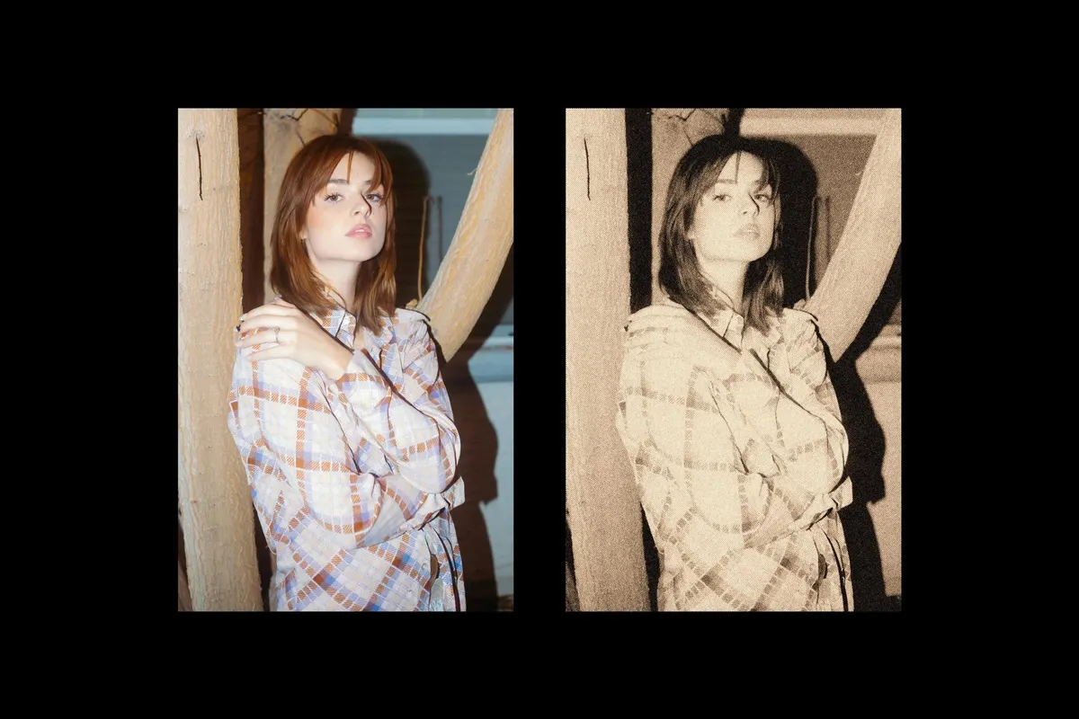 Sepia Print Photo Effect