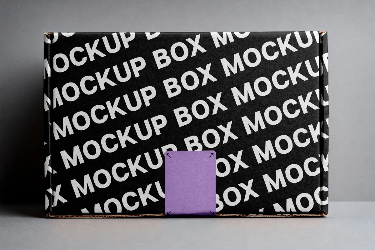Shipping Box Mockup