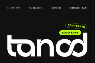 Tanod – Modern Corporate Logo Sans Font