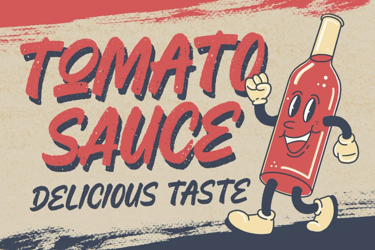 Retro Brush Font