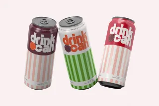 Aluminum Drink Can Mockup