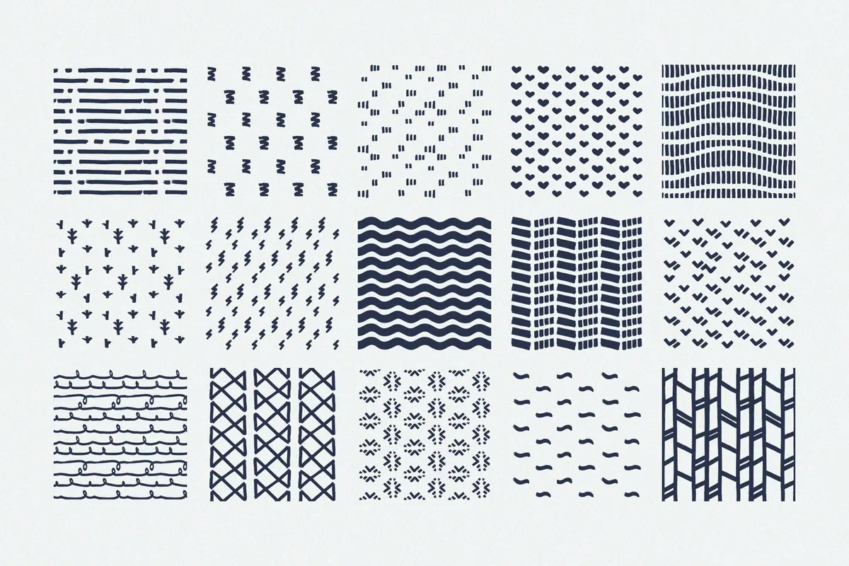 Patterns Procreate Brushes