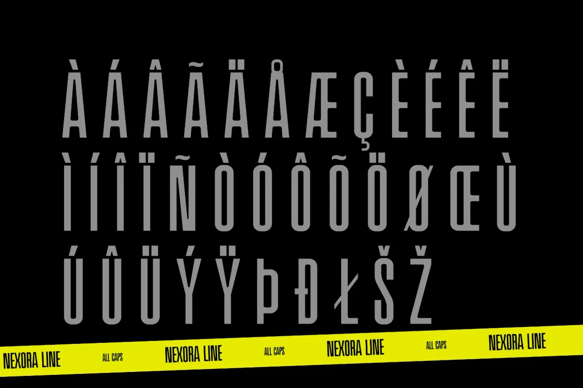 Nexora Tall Font