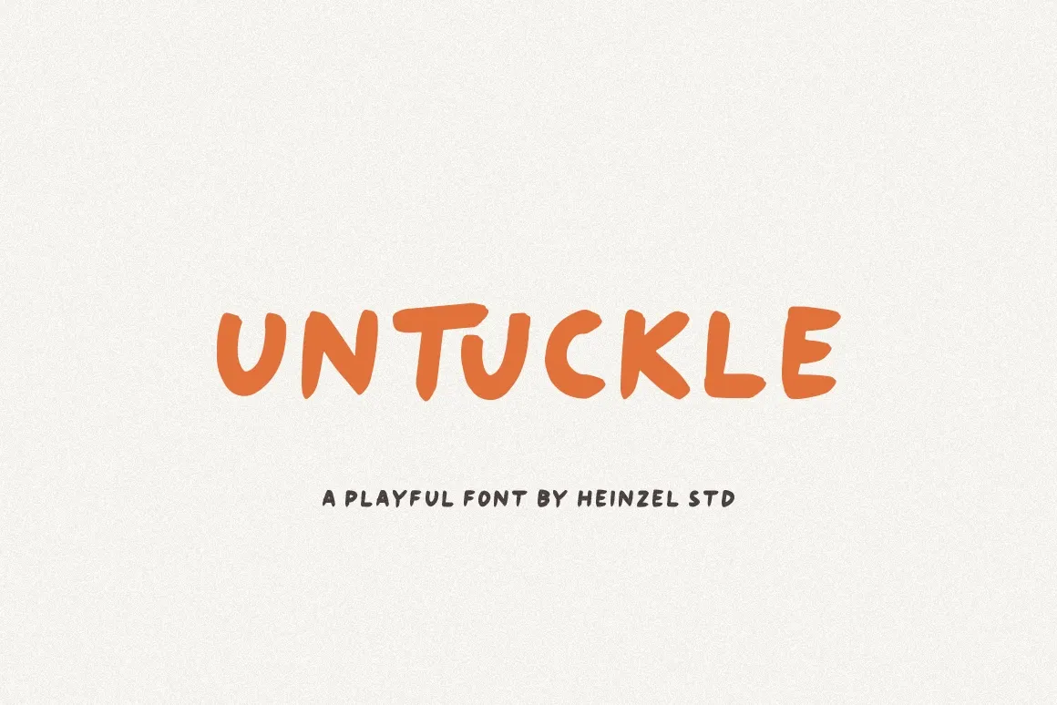 Untuckle - Playful Handwritten Font