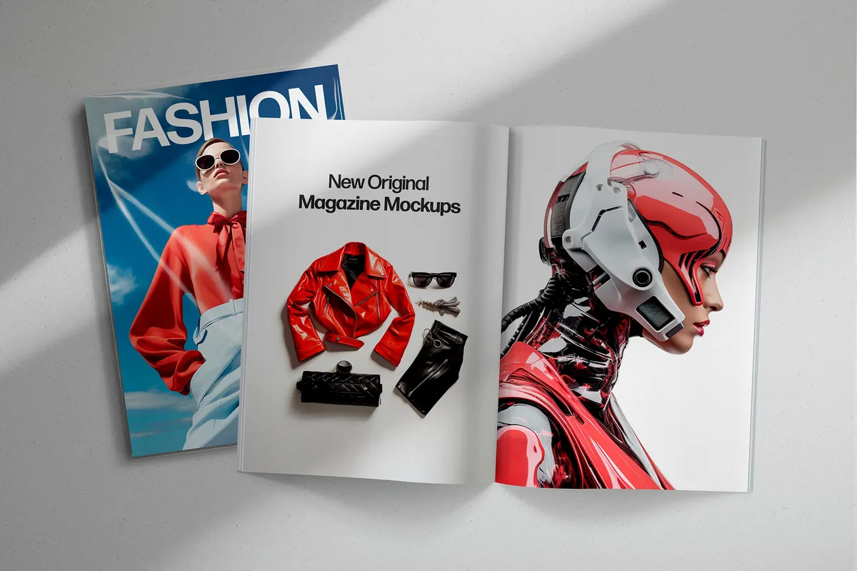 A4 Magazine Mockups