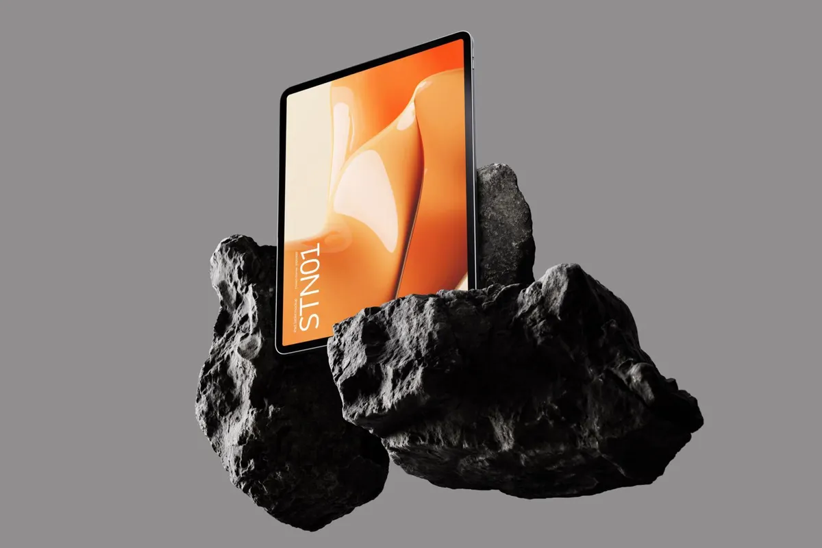 Standing iPad Mockup Set