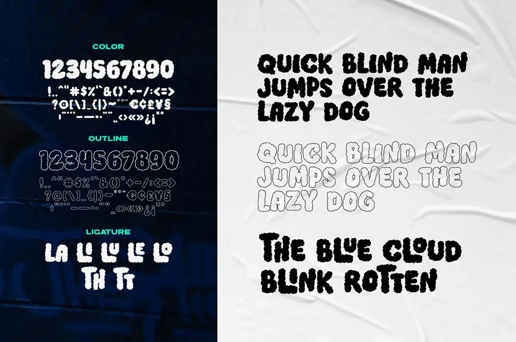 Mockey Clown — Cloud Font