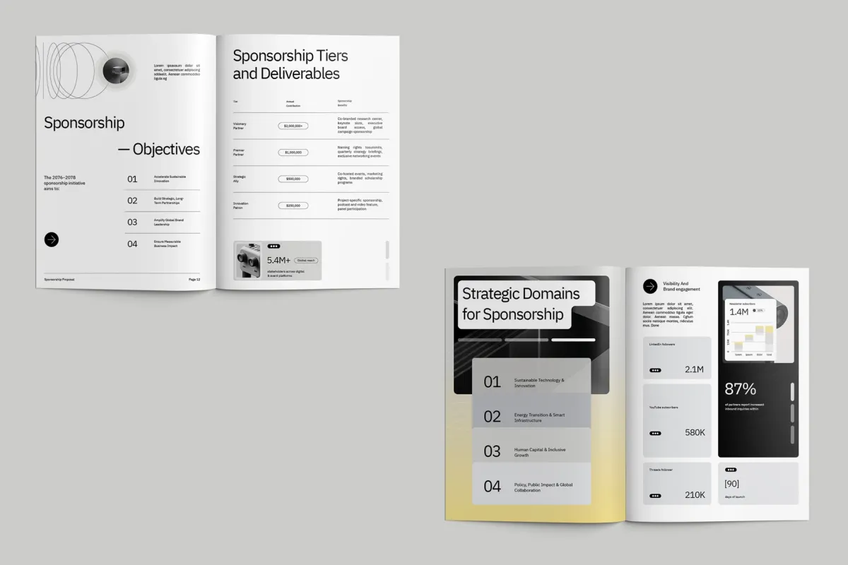 Sponsorship & Partnership Proposal Brochure - UIG