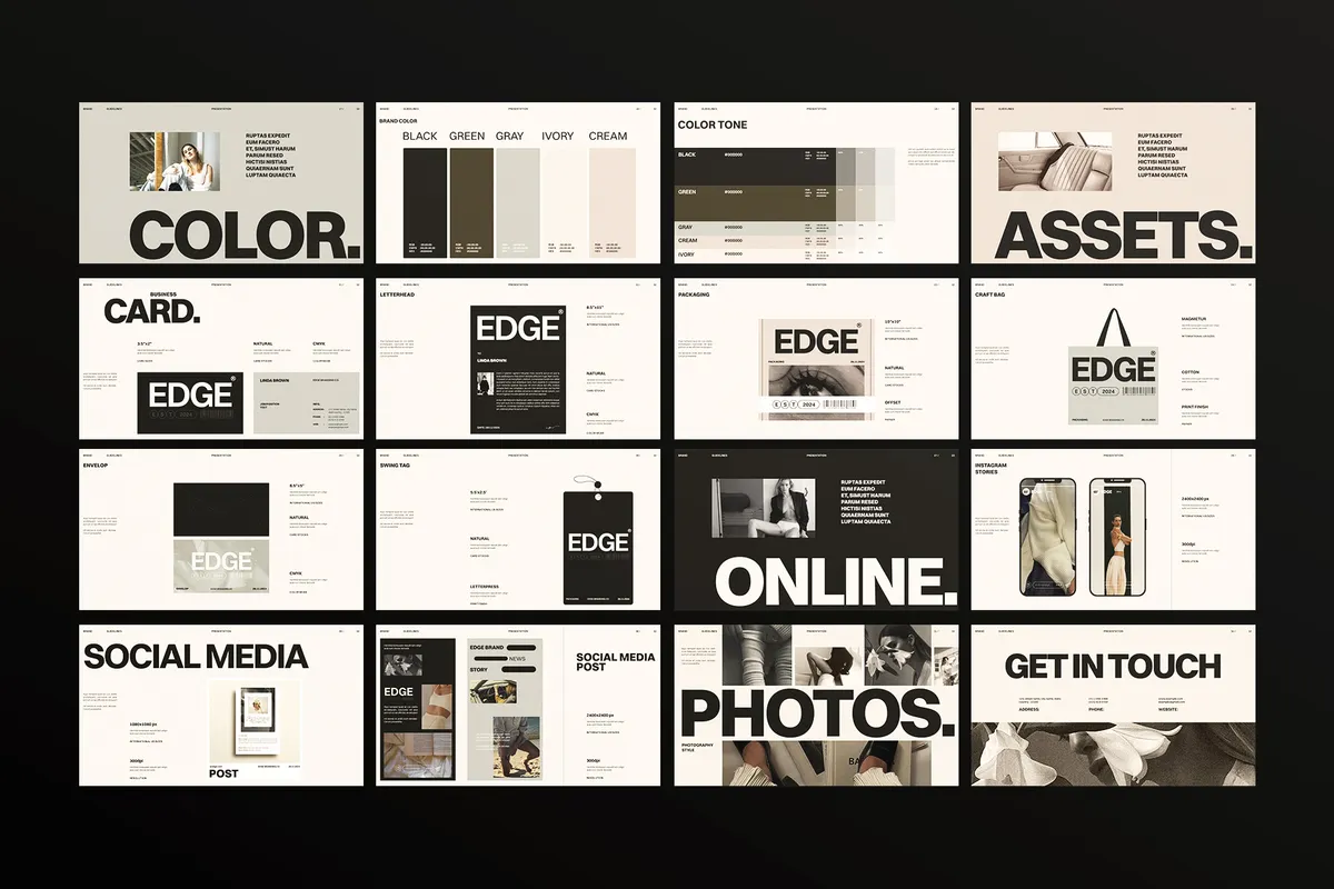 Brand Guidelines Presentation Template