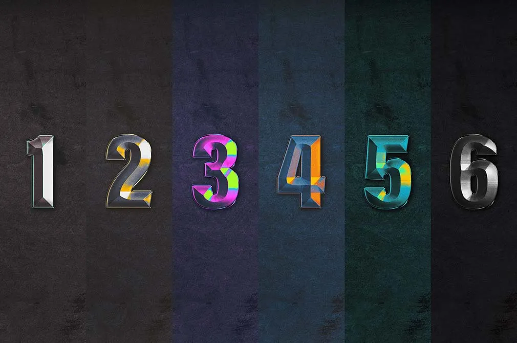 Forged Steel Text Effect