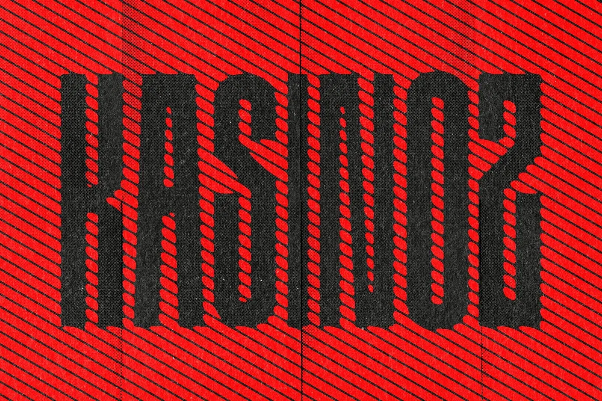 Linear Print Text Effect