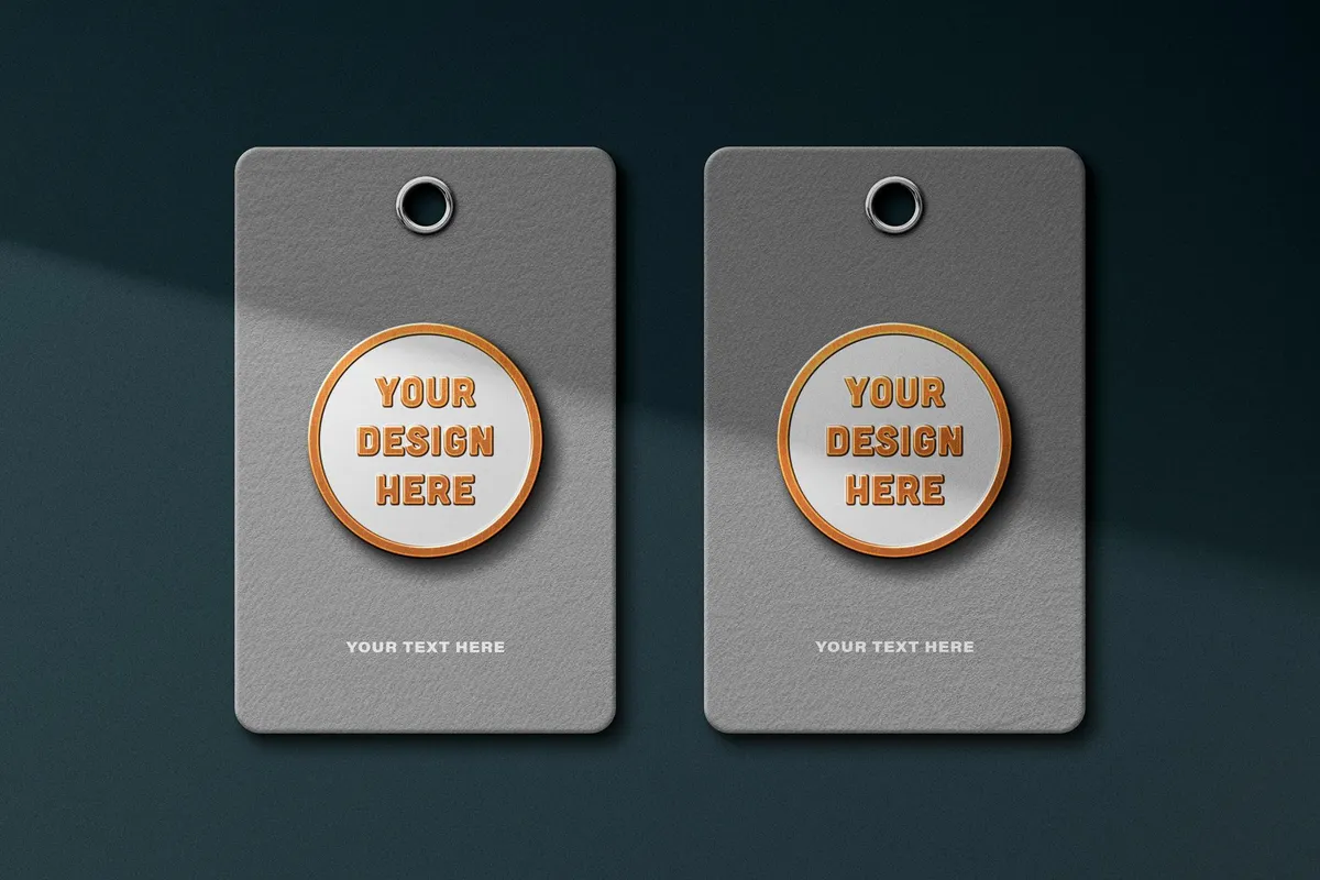 Enamel Pin Logo Mockups