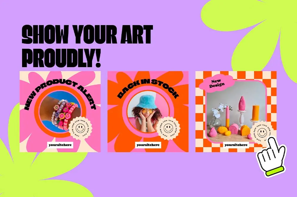 Bold Fun & Colorful Instagram Post Templates