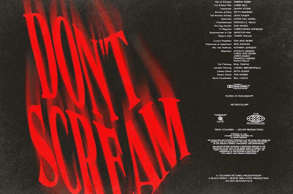 The Fright House — Classic Horror Font