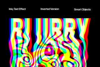 Melting Twirl Text Effect