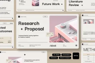 Interactive Research Proposal Powerpoint Template