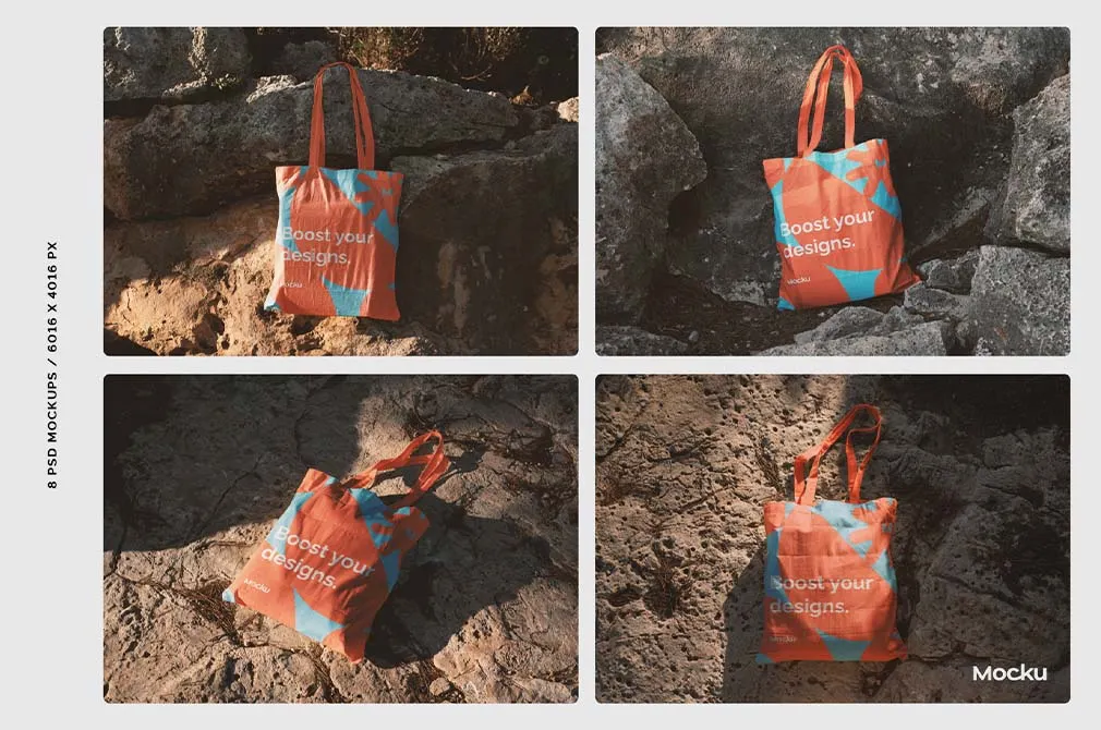 Summer Tote Bag Mockups Collection
