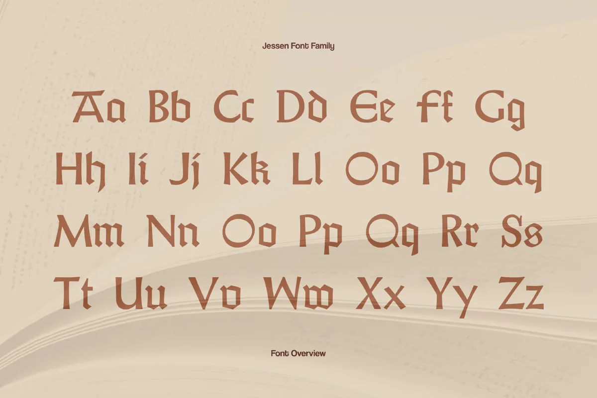 Jessen Tattoo Font Family