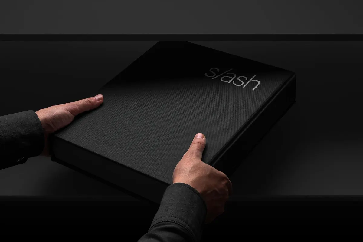 Binder Box Mockup Scene
