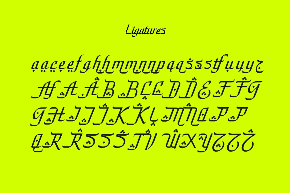 Zafira - Arabic Inspired Font