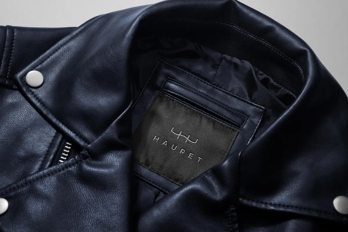 Leather Jacket Inner Label Mockup