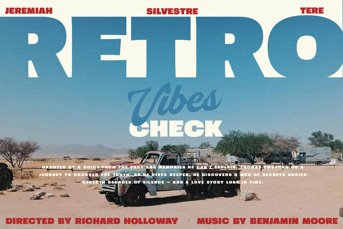 Nineties Party Club - Retro Bold Sans & Script Font Duo