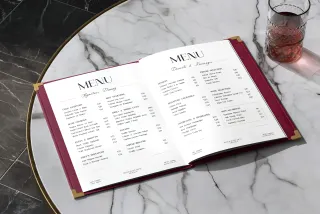 Restaurant Menu Mockup