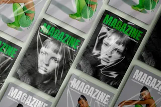 Plastic Sleeve A4 Magazines Mockup