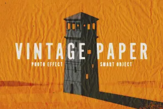 Vintage Paper Photo Effect