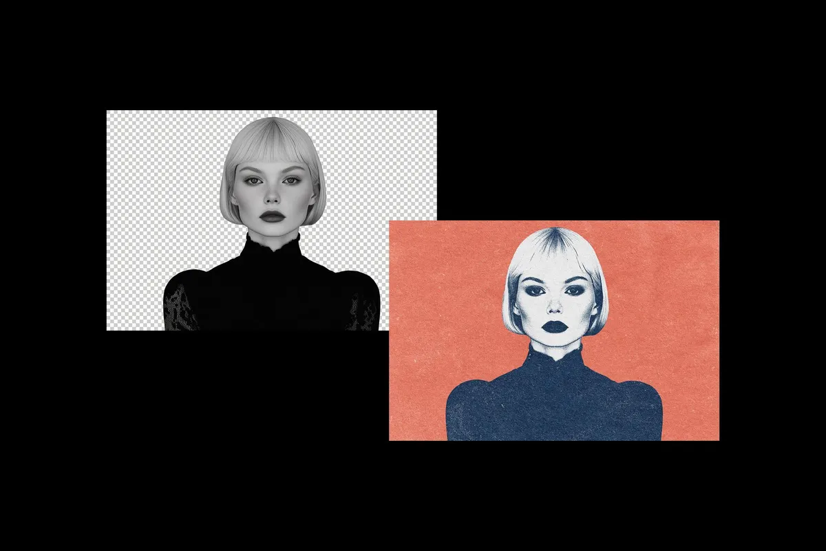Riso Printer Photo Effect
