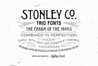 Stonley Fonts Trio