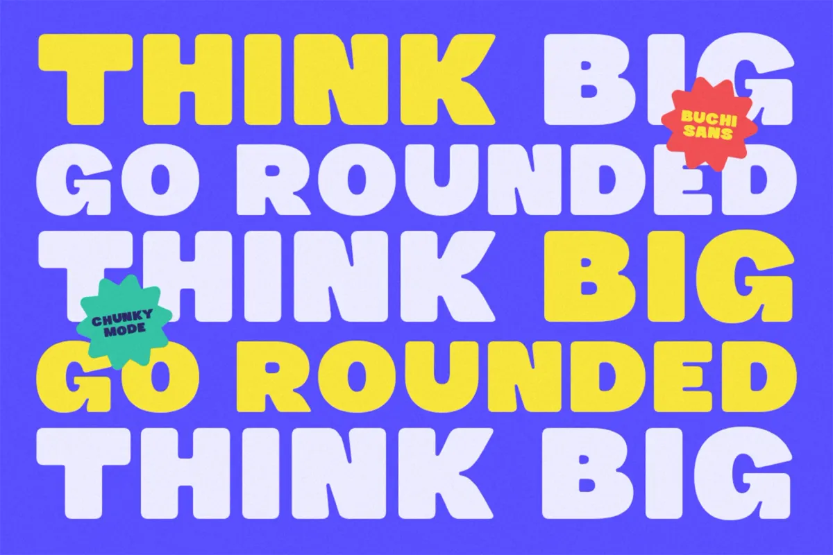Buchi Sans – Bold Chunky Display Font