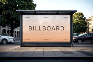 Bus Stop Banner Mockup