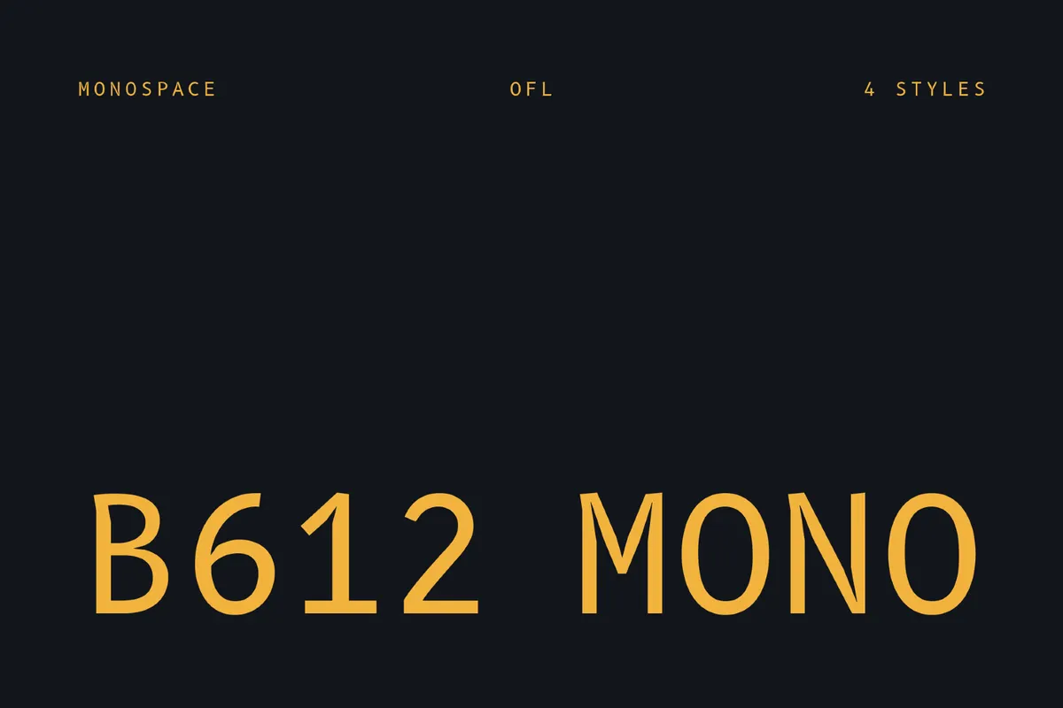 B612 Mono Sans