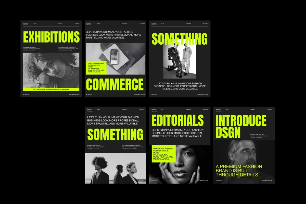 Brand Strategy - Fashion Social Media Template