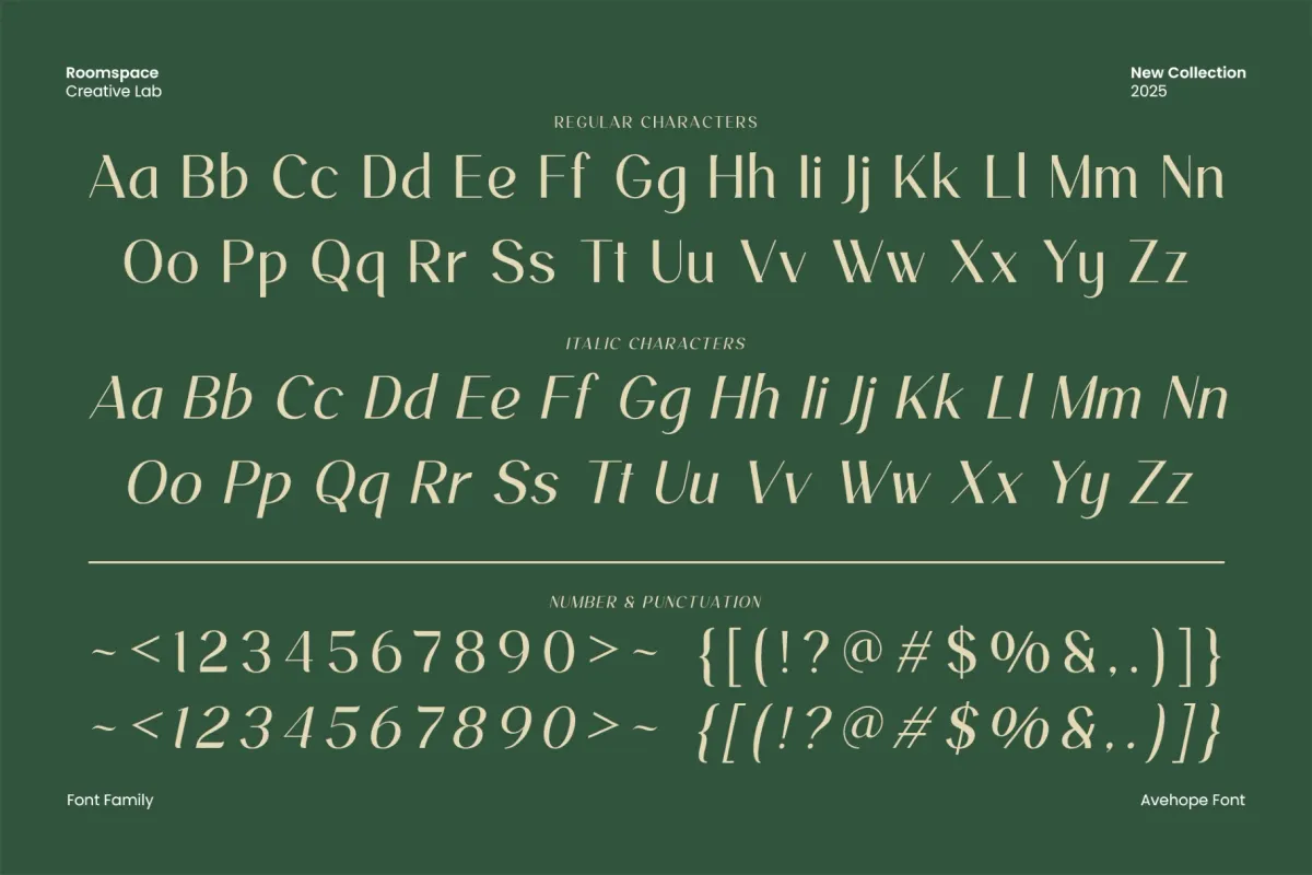 Avehope – Modern Geometric Sans Font
