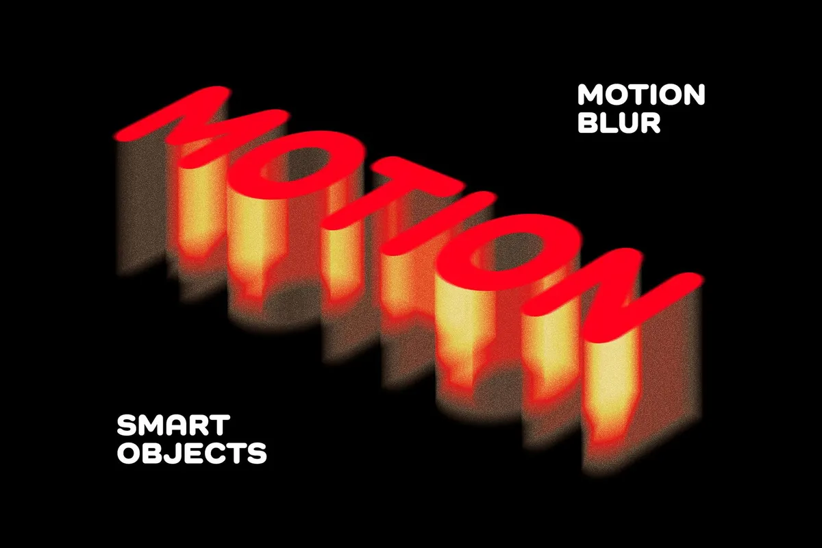 Blurry Motion Text Effect