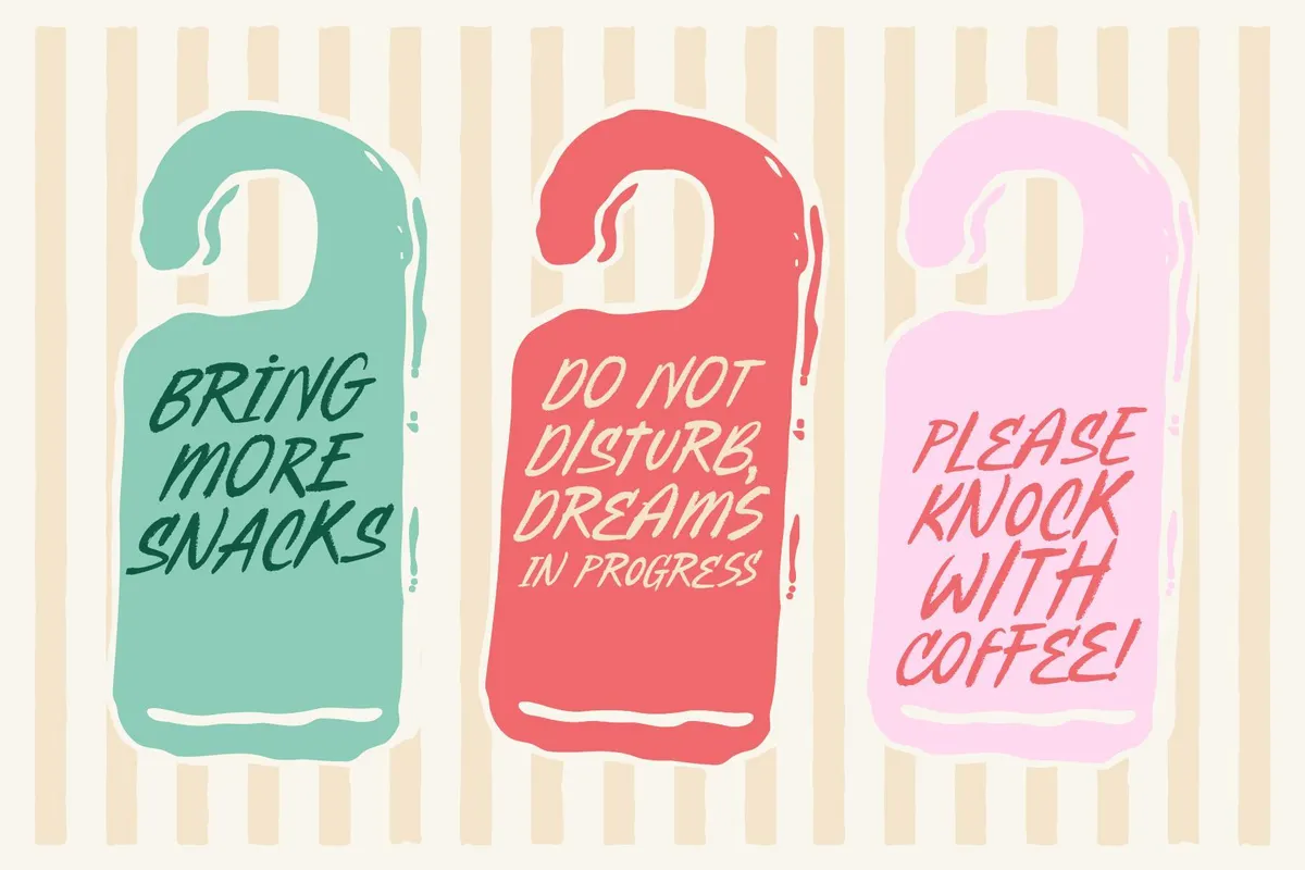 TNSC Doodles Carnival - Handwritten Font