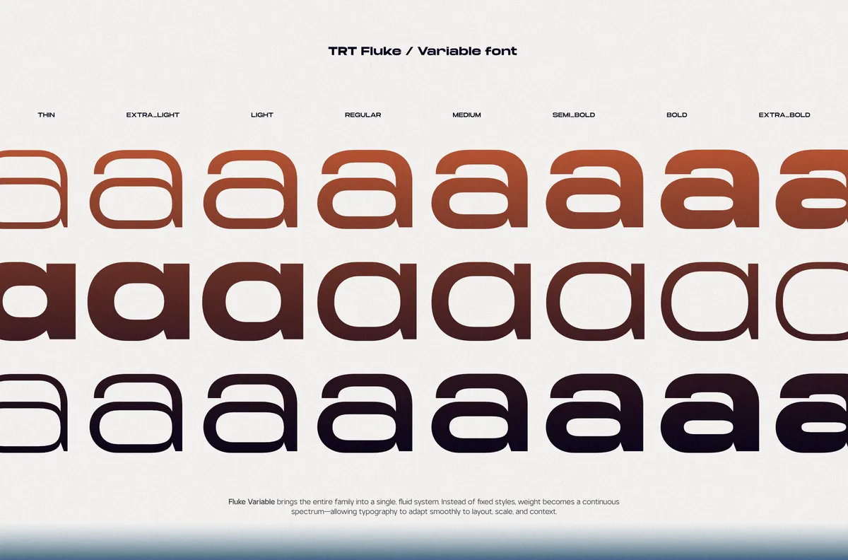 TRT Fluke - Expanded Sans Font