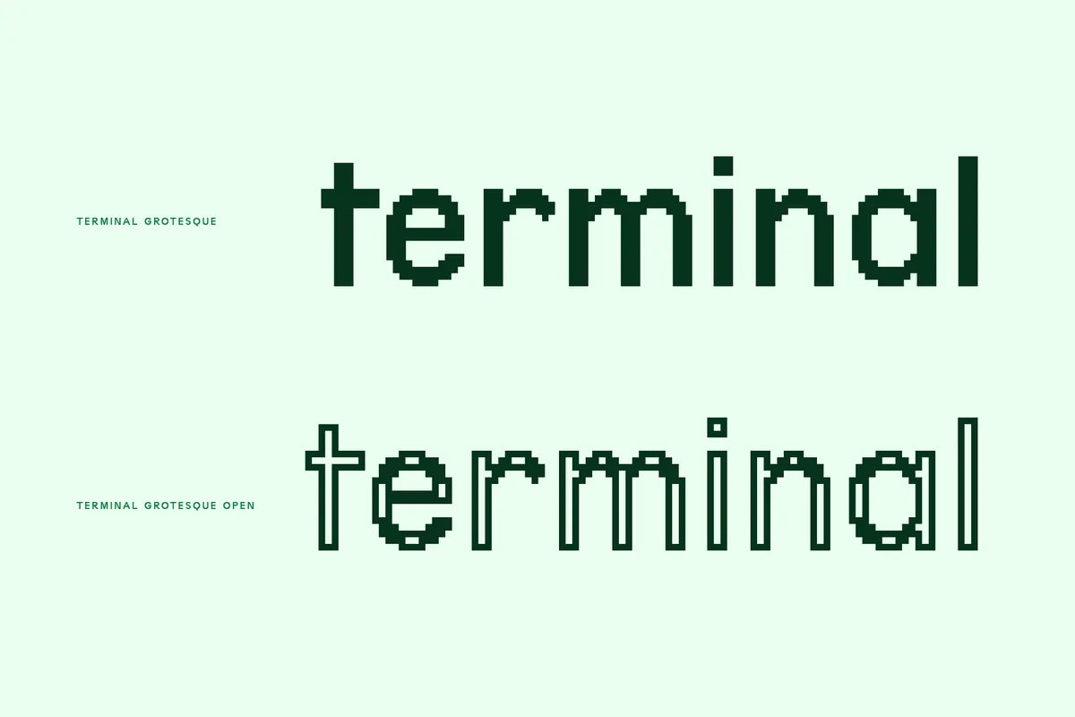 Terminal Grotesque - Free Terminal Font