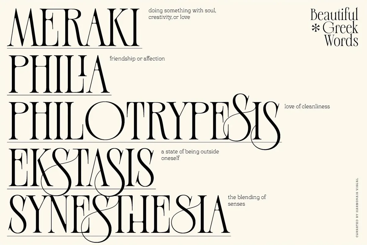 Philosykos — Fancy Classic Serif