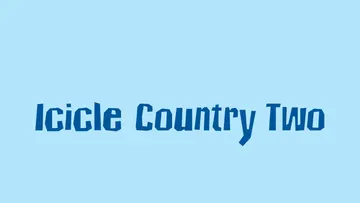 Icicle Country Two - Cartoon Font