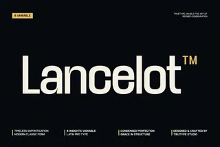 TRT Lancelot - Condensed Sans Font