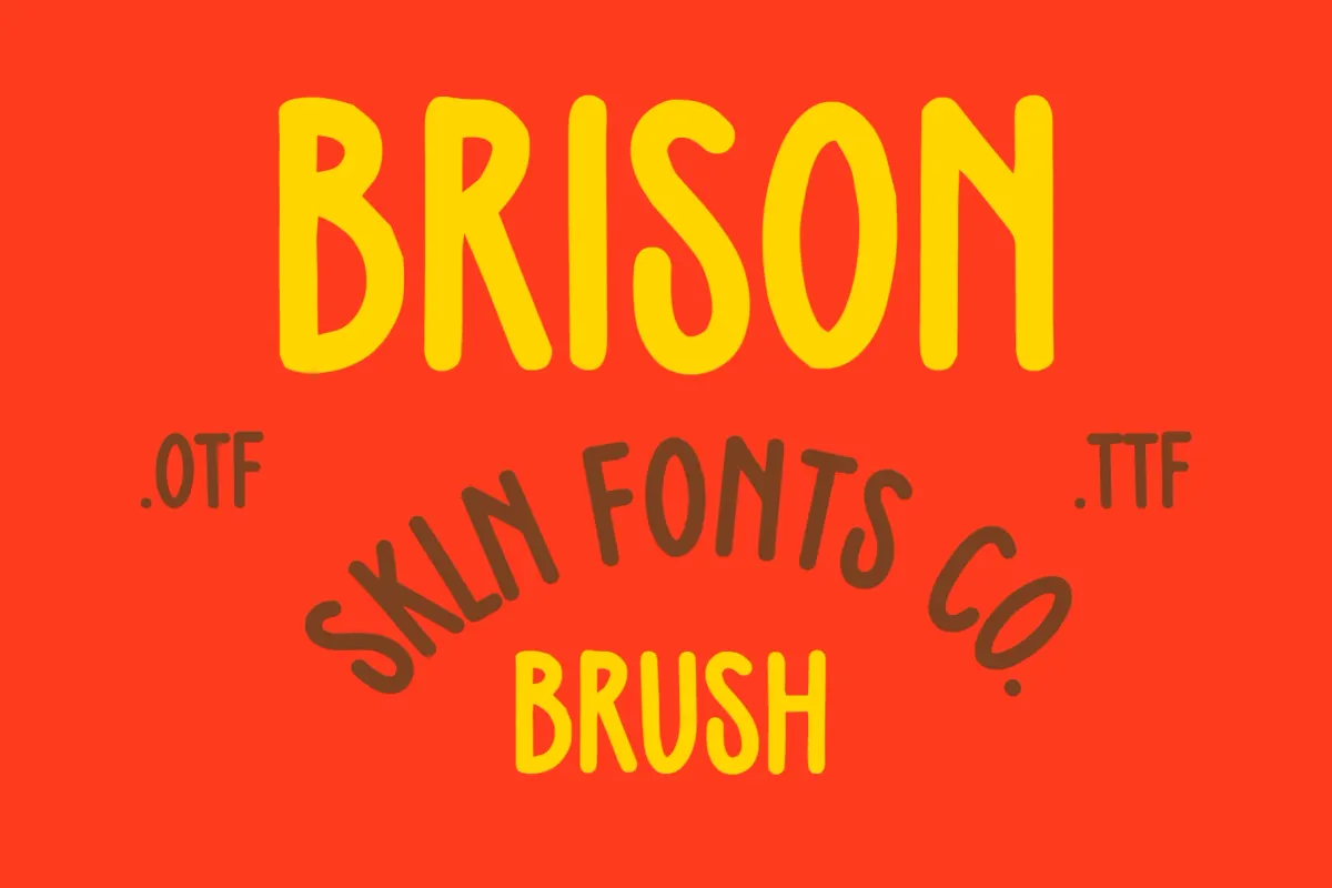 SFC Brison Condensed - Tall Display Font