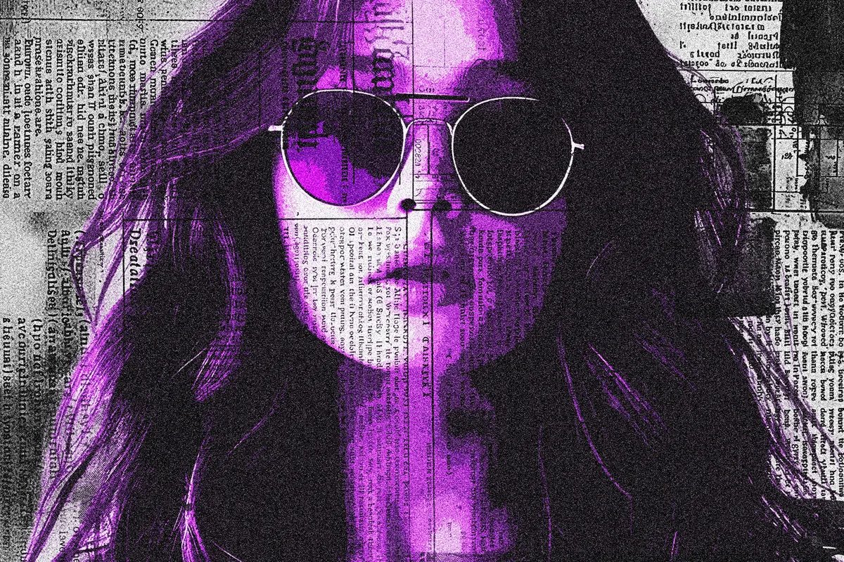 Newspaper Pieces Photo Effect