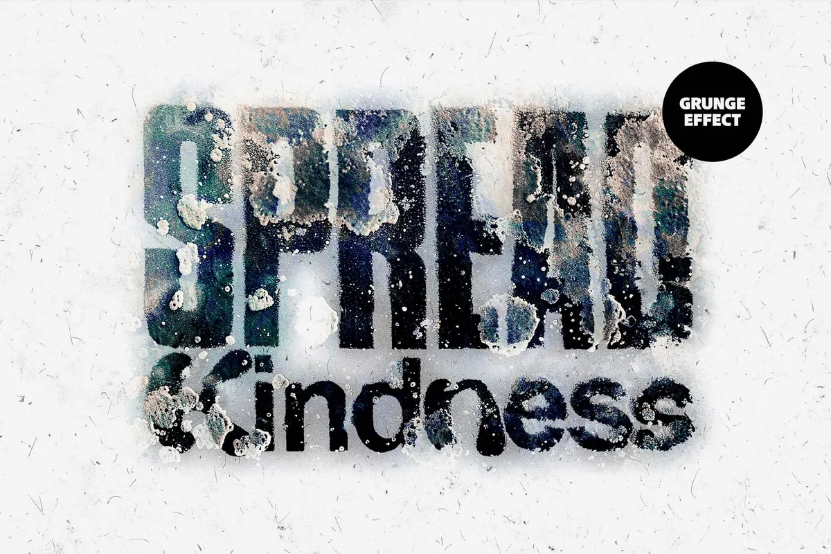 Grunge Distortion Text Effect