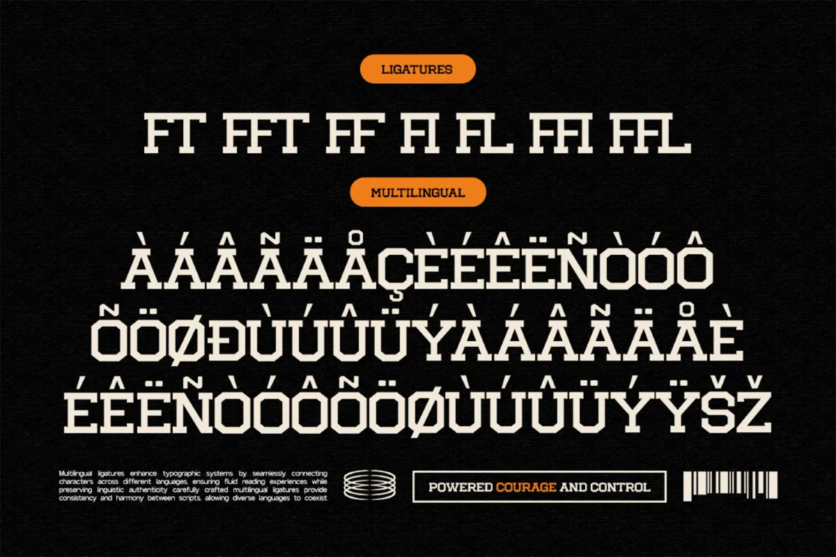 GC Back Ford - Athletic Slab Serif Font